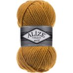 Alize Superlana Maxi %25 Yün - %75 Akrilik / 100 gr - 100 M Atkı Bere Örmek Için 02 Safran