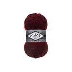 Alize Süperlana Maxi Bordo Renkli Kalın El Örgü İpi 149 gr Yün Malzeme