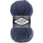 Alize Superlana Maxi (Kalın) Örgü Ipi - 203 Denim Melanj - 100 Gr. 100 Mt. Ip