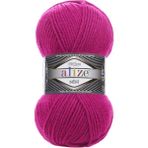 Alize Süperlana Midi El Örgü Ipi 5 Adet 100 Gram 149 Fuşya