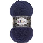 Alize Süperlana Midi El Örgü Ipi 5 Adet 100 Gram 58 Lacivert