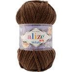 Alize Velluto 493 Koyu Kahve El Örgü Ipi