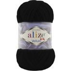 Alize Velluto 60 Siyah Yünlü İplik