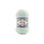 Alize Velluto El Örgü Ipi 100g – Kadife Dokulu Yumuşak Iplik - Renk No:15-su Yeşili