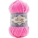 Alize Velluto Kadife El Örgü Ipi Renk KODU:121-PEMBE