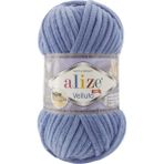 Alize Velluto Kadife El Örgü Ipi Renk KODU:374-DENIM