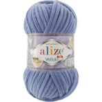 Alize Velluto Kadife Örgü Ipi 374 / 5 Adet - Yok - Mavi