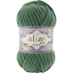Alize Velluto Kadife Örgü Ipi 532 / 5 Adet - Yok - Haki