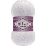Alize Yazlık Pamuk Ip Cotton Gold Amigurumi Punch Ipi 055 Beyaz.