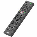 Alizen RMT-TX100U için Değiştirilen Uzaktan Kumanda, Tüm Sony bravia LCD LED HD Akıllı TV'lerle uyumlu, Netflix Düğmeli (Ses Kontrolü Yok)