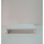 Alizon Pc Monitor Yükseltici Stand Organizer Beyaz - Y: 10 cm D: 22 cm G: 45 cm