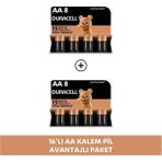 Alkalin Aa Kalem Pil, 1,5V (Lr03 / Mn2400), 16'Lı Paket