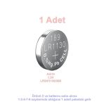 Alkaline Saat Pili Lr-1130/Lr54 Ag10 1.5V (Fener Hesap Makinesi Ve Oyuncak Gibi Cihazlarda Kullanılır)