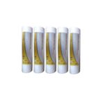 Alkalinees Açık Kasa Su Arıtma Cihazı 1. Aşama Filtresi 10 Adet 5 Mikron Sediment Filtre Spun Pp