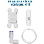 Alkalinees Su Arıtma Cihazı Yenileme Kiti Shut Off - 300CC Flow - Check Valf - Hortum Quick