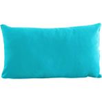 Alkan Homes 32 x 52 cm Turkuaz Çift Taraflı Kadife Dokulu Yastık Kırlent Kılıfı