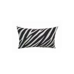 Alkan Homes 43 x 43 cm - Renkli Kırlent Dünyası Dikdörtgen Zebra Desen Dijital Baskılı Kırlent Kılıfı