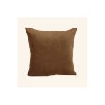 Alkan Homes Çift Taraflı 43X43 cm Kahferengi Kadife Dokulu Yastık Kırlent Kılıfı