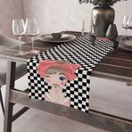 Alkan Homes Fahion Girl Temalı Dekoratif Runner
