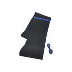 Alkantara Mavi Yüzüklü Direksiyon Kılıfı 37-39CM