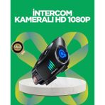 Alkasaz Q28 Bluetooth Kask Kulaklık 1080P Kamera – Su Geçirmez Motosiklet Interkom