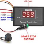 Alkatronik 30A 60V Dc Motor Hız Kontrol Devresi Panel Tip Potansiyometre