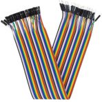 Alkatronik 30cm 40 Pin Erkek Dişi Dupont Kablo Ayrılabilir 2.54mm 10 Renk Breadboard Atlama Kablosu Jumper Tes