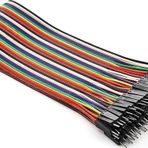 Alkatronik 30cm 40 Pin Erkek Erkek Dupont Kablo Ayrılabilir 2.54mm 10Renk Breadboard Atlama Kablosu Jumper Tes