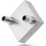 Alkatronik 4X4CM Sıvı Su Aluminyum Soğutucu Blok 90 Derece Cpu Gpu Anakart Xbox Lazer Kafa Soğutma Radyatör Mini Klima