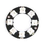 Alkatronik-8 Bit Neopixel Halka Ring Ws2812B 5050 Rgb Led Modül Full Color