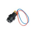 Alkatronik Kablolu Kırmızı Nokta Lazer Modül Plastik Kafa 5mw 650nm 3v 5v 6mm 15 Metre Mesafe Lazer Diyot Modül