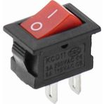 Alkatronik KCD1 2 Pin Kırmızı Anahtar Mini Buton Plastik Açma Kapama On/off Switch 5A 220V 10A 125V Uzun Ömürlü Latch Kilit