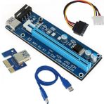 Alkatronik Pcı Express To Pcıe Adaptör Set Usb 3.0 Riser Kartı 1x To 16x Mining-bitcoin-crypto