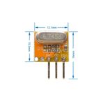 Alkatronik Süperheterodin 433mhz Rxb14 Rf Alıcı Modül Kablosuz Haberleşme Kumanda Oyuncak Rc Araba Kapı Alarm
