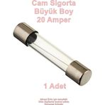 Alkaya Büyük Boy 20A Cam Sigorta