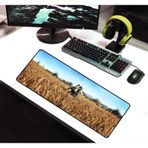 Alkese 70x30 Cm Pubg Pusu Desenli Dikişli Kaydırmaz Tabanlı Oyuncu Mouse Pad