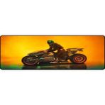 Alkese CYBER MOTO Desenli Dikişli Kaydırmaz Tabanlı Speed Ver. 70x30 cm Cosmic Oyuncu Mouse Pad