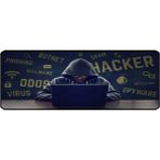 Alkese HACKER1 Desenli Dikişli Kaydırmaz Tabanlı Speed Ver. 70x30 cm Cosmic Oyuncu Mouse Pad