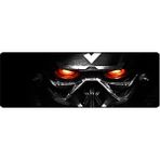 Alkese ROBOT Desenli Dikişli Kaydırmaz Tabanlı Speed Ver. 70x30 cm Cosmic Oyuncu Mouse Pad
