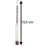 Alkolmetre 0-100 Kısa Form 13.5 cm - Şeffaf