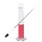 Alkolmetre Üç Skalalı Hidrometre + Plastik Mezür (500 mL)