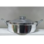 Alkor 32 cm Alüminyum Basık Pilav Karnıyarık Tenceresi