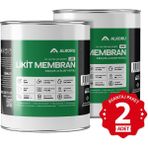 ALKORU 2 Adet 5 KG Lite Likit Membran Kauçuk ve Elyaf Katkılı Sıvı Su Yalıtım Malzemesi Avantaj Paket