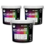 Alkoru Beyaz Likit Membran Renkli Reçine Esaslı 3x13 kg Sıvı Su Yalıtım Malzemesi