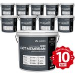 Alkoru Bitüm 1K Likit Membran Kauçuk ve Elyaf Katkılı 10x13 kg Sıvı Su Yalıtım Malzemesi