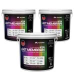 Alkoru Kırmızı Likit Membran Renkli Reçine Esaslı 3x13 kg Sıvı Su Yalıtım Malzemesi
