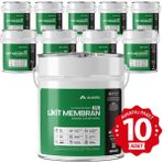 Alkoru Lite Likit Membran Kauçuk ve Elyaf Katkılı 10x15 kg Sıvı Su Yalıtım Malzemesi