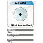 ALKOTEK JANT KAPAĞI PLASTİK ARKA 22,5 BEYAZ