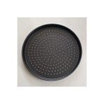 Alkoy Granit Delikli 34 cm Siyah Pizza Tepsisi