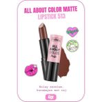 All About Color Matte Lipstick Nemlendirici Mat Ruj - 513 Hot Cocoa - Kahverengi
